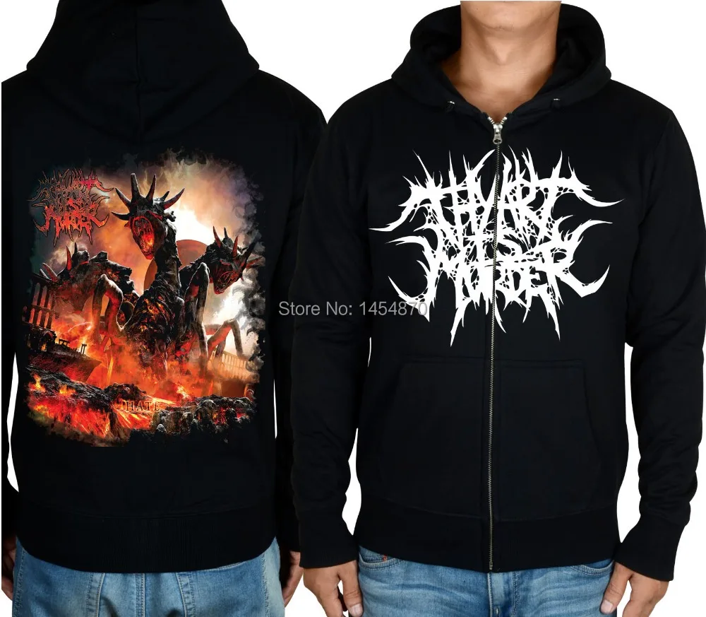 3 стиля Hellhound пуловер с косой молнией Cool Thy Art Is Murder хлопок sudadera рок толстовки куртка панк, хард-рок толстовка флис