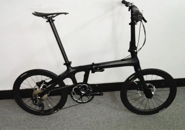 Buy cheapest chinese 100 full carbon 20 inch folding