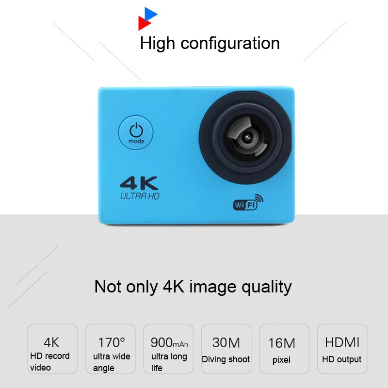 HAMTOD H9A Pro 2 0 дюймов lcd 4k ultra HD экшн камера с поддержкой WiFi Спортивная пультом