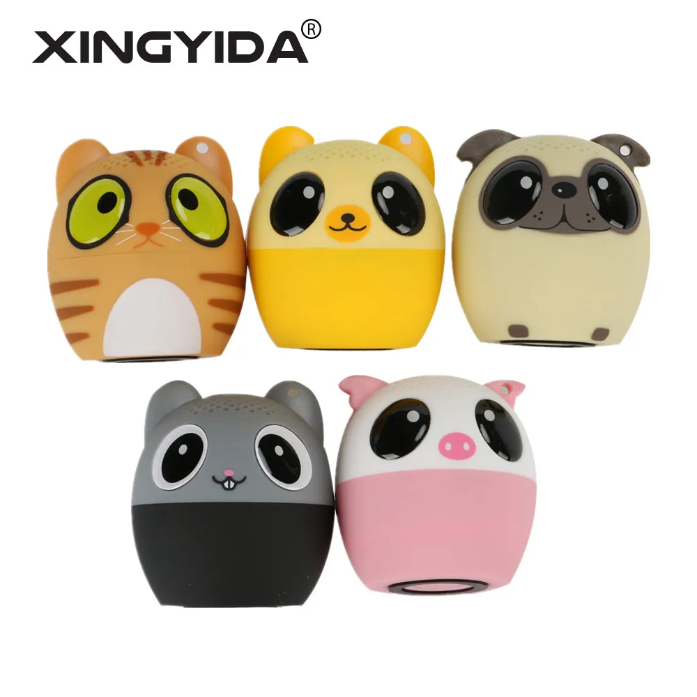 XINGYIDA мини мультяшный динамик с Bluetooth беспроводной стерео музыка открытый parlantes