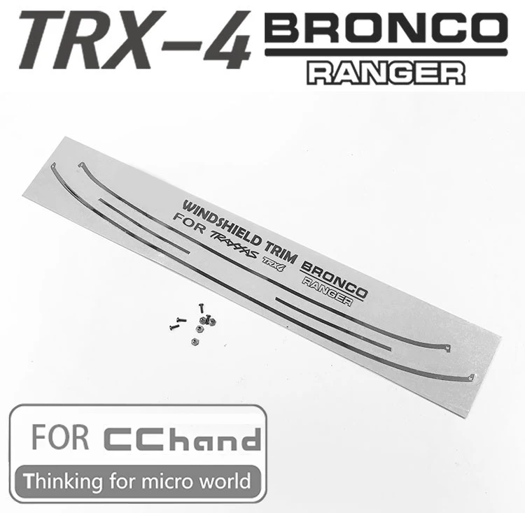Металлическая наклейка WINDSHIEDL для автомобиля CCHAND TRX 4 TRX4 BRONCO RC|Детали и аксессуары|