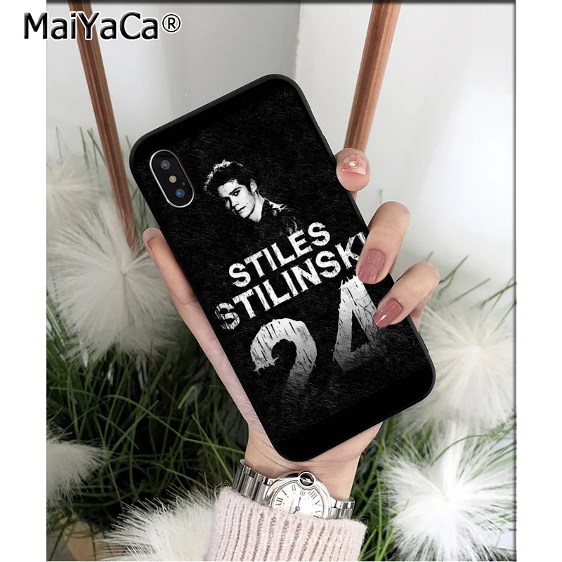 Мягкий чехол для телефона MaiYaCa Dylan O Brien из ТПУ Apple iPhone 8 7 6 6S Plus X XS MAX 5 5S SE