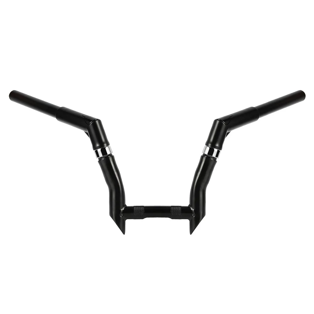 Черный 10 &quotRise 1 25&quot Руль для Harley FLS FLSS FLSTC FLSTF FLSTFB FXDB FLD Dyna Softail Custom Deluxe Night Train 00-17 |