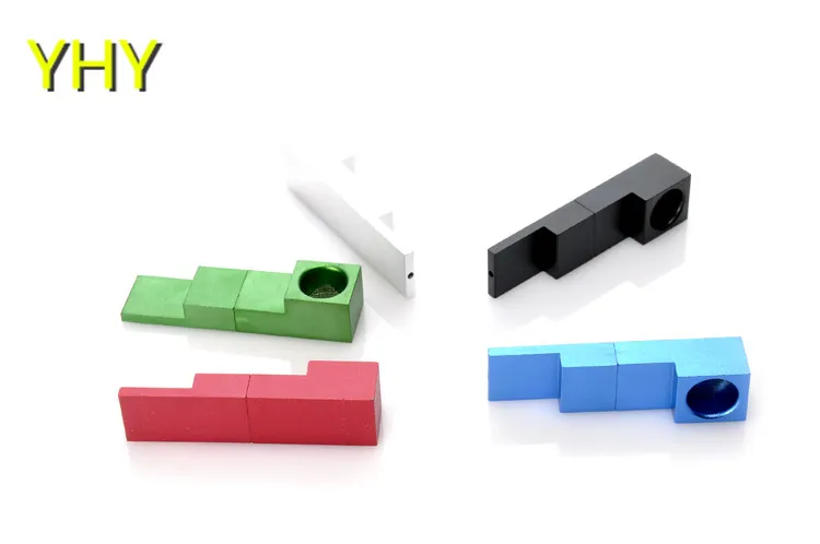 14Portable Metal Cigarette Tobacco Smoking Pipe Super Magnetic Pipe Tink Sky Mini Type Foldable Metal Magnet Folding Pipes