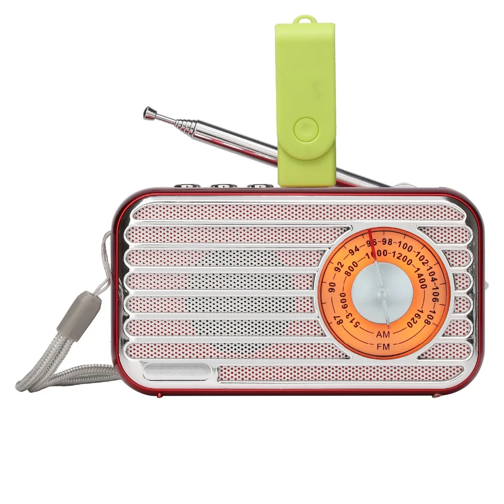 Лидер продаж! Ретро система портативный динамик Bluetooth радио AM/FM стерео звук MP3