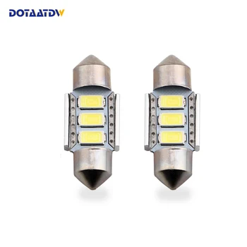 

4x Festoon 31/36/39MM CANBUS Car LED Reading License Plate Ceiling Light Bulbs Interior Dome Festoon Lamp Auto Roof White