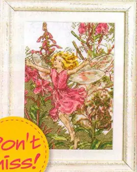 

Precise Printing Kit Fishxx Cross Stitch Crazy148-2 Cartoon Flower Fairy Home Handmade Embroidery Painting