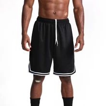 Шорты для фитнеса с невидимые карманы мужские эластичные короткие шорты на шнурке спортивные быстросохнущие брюки Мужская спортивная одежда