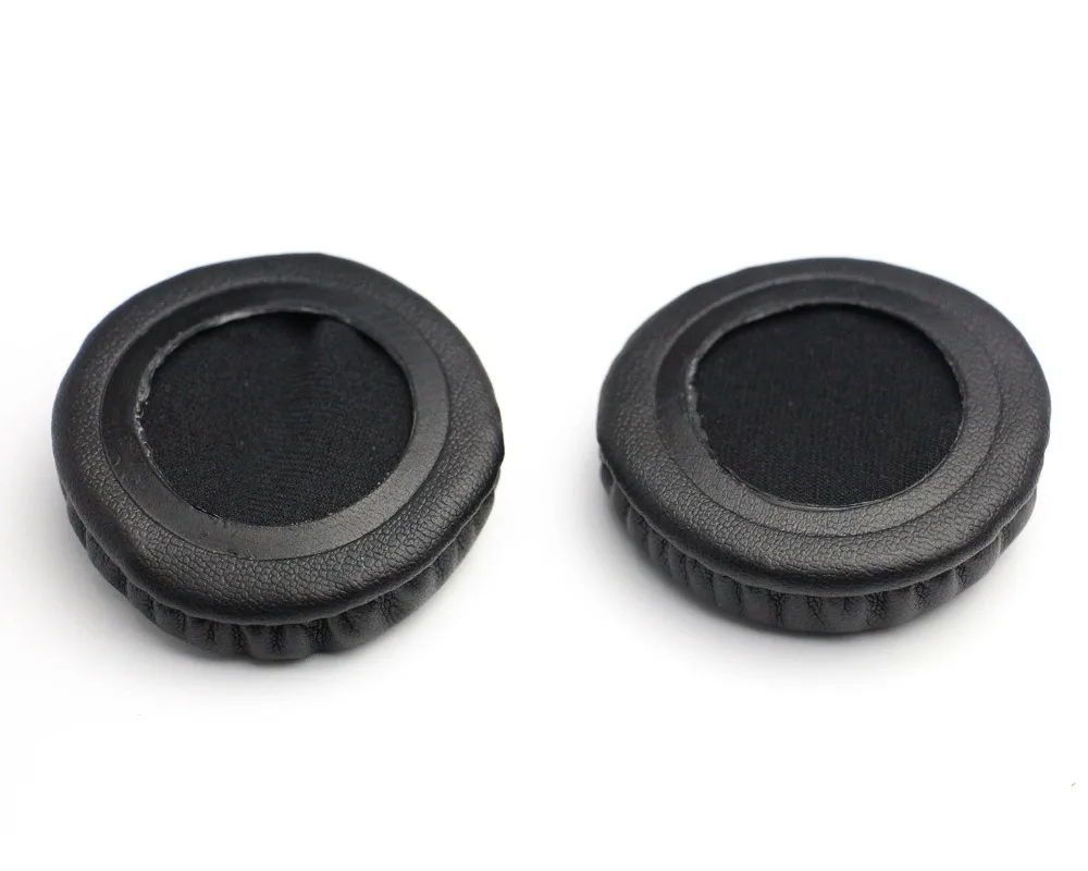 Черные протеиновые кожаные амбушюры сменные для наушников Sennheiser PX100 PX200 PC131 и ATH