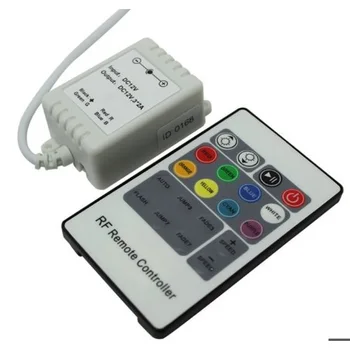 

Best price 1 pcs 20 Keys DC12V-24V RGB RF LED Controller For RGB 5050 3528 LED Strips Light
