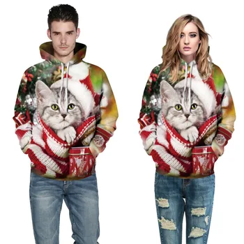 

2016 New Christmas Animal Autumn Jersey Christmas Father Cosply Unisex Sport Hoodies S To 3xl Winter Clothes