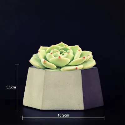 Classical Garden Landscape Plants Cement Pot Mold DIY Ceramic Pen Container Flowerpot Vase Making Silicone molds