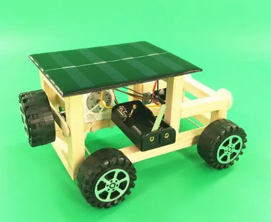 Студентам DIY технологии малого производства солнечные игрушки автомобиль Солнечный вне-модель дорожного транспортного средства творческие изобретения DIY модели аксессуары