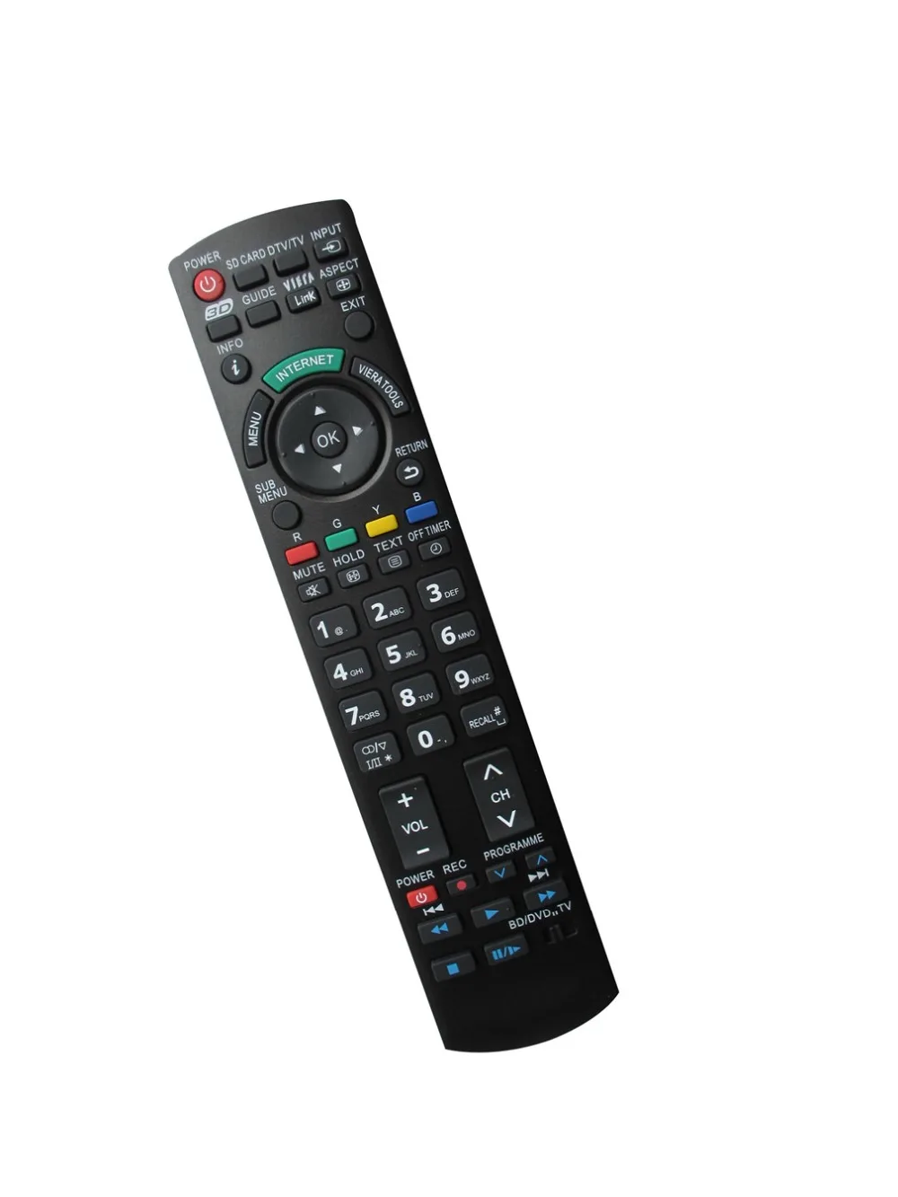 

Remote Control For Panasonic N2QAYB000604 TH-L32C30 TH-L32C3 TH-L32C4 TH-L32E3 TH-L32U30 TH-L32X30 TH-L32X50LED Viera HDTV TV