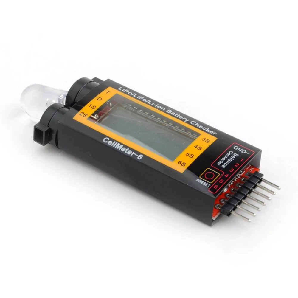 Предупреждающий звуковой сигнал/LED 6S LiPO сигнализация 2 s 6 Li xx тестер напряжения