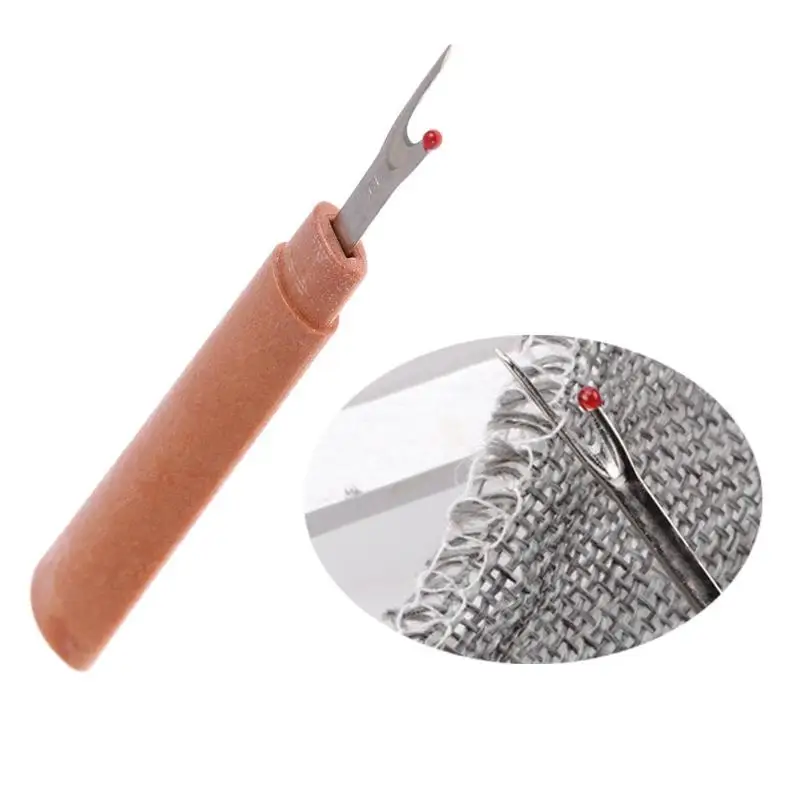 

2Pcs Plastic Handle Craft Thread Cutter Seam Ripper Unpicker Needle Arts DIY Sewing Tools Household Sewing Accessories
