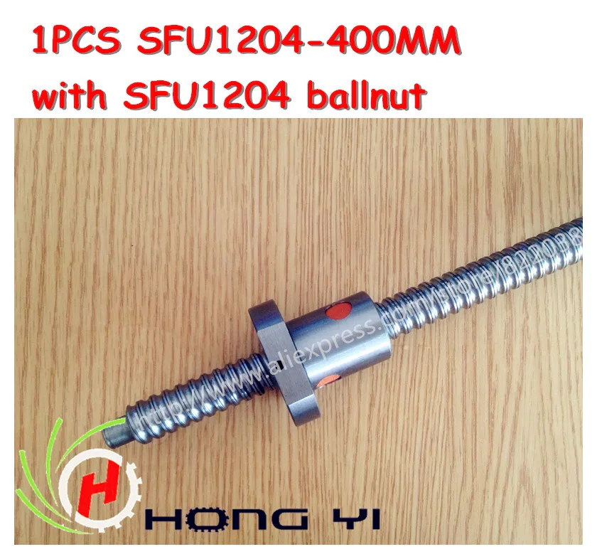 

1pcs Ball screw SFU1204 - L400mm+ 1pcs RM1204 Ballscrew Ballnut for CNC and BK10 / BF10 standard processing