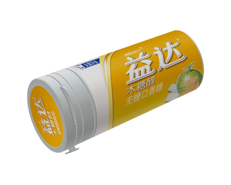 Chinese Snack Yida Xylitol Candy Chewing Gum 28g Fragrant Honeydew