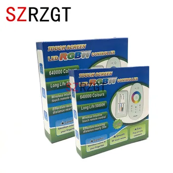 

Touch Screen LED RGB/RGBW Controller 2.4G Wireless DC12-24V Touch RF Remote Control For RGBW LED Strip