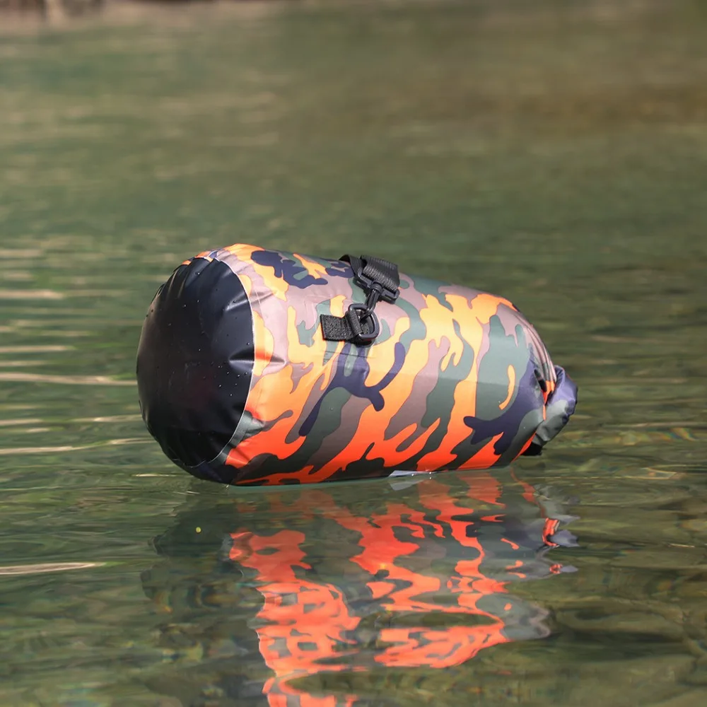 Морской каяк каноэ лодка 30L ПВХ водонепроницаемая сумка мешок водонепроницаемый плавающий сухой сумки для снаряжения Рюкзак-мешок Кемпинг Туризм плавать Камуфляжный гидрокостюм