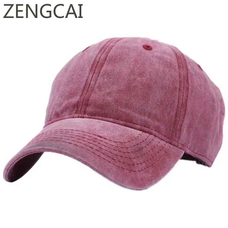 

Washed Denim Trucker Cap Dad Hats For Men Snapback Baseball Caps Hip Hop Summer Spring Unisex Hat Women Visor Adjustable Casual