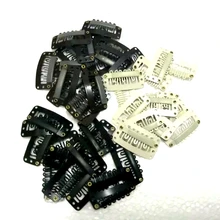 JOY& BEAUTY 10 шт. u-образные железные зажимы для перьев для наращивания волос парики уток черные зажимы для укладки волос Прямая поставка