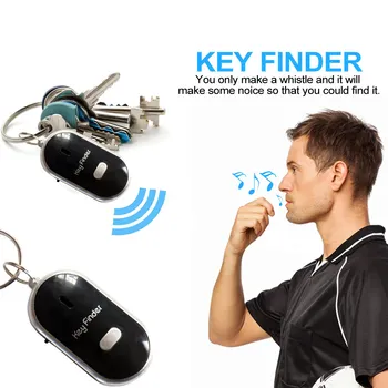 

5pcs LED Light Torch Remote Sound Control Lost Key Car Motor Finder Locator Keychain Mini Alarm Locator Track Key Wallet Phone