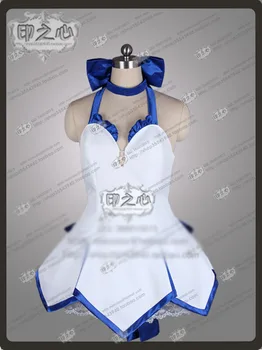 

Anime Fate/stay night Saber Lily Cosplay Costume Outfit Neck+Dress+Headdress+Bow+Gloves+Socks