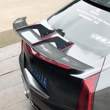 Высокое качество углеродного волокна материал без краски цвет багажник сапоги Marauder GT Крыло для Cadillac ATS седан 2013