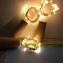 Светодиодный светильник-гирлянда s 2 м 20 светодиодный Сказочный светильник из медной проволоки для рождественской свадебной вечеринки светодиодный светильник с питанием от батареи AG13