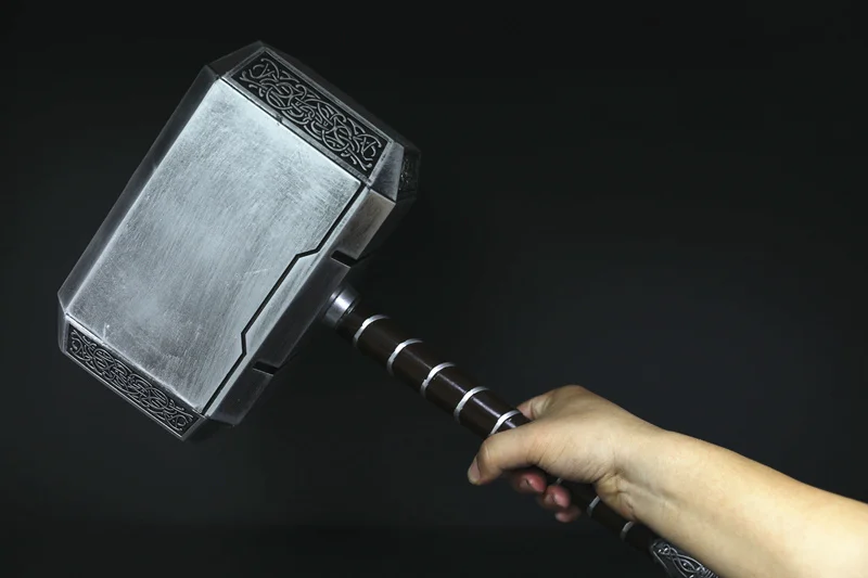 

[TOP] 1:1 Simulation 44cm 4kg The Avengers Thor hammer mjolnir toy model adult costume party cosplay toys collection model gift
