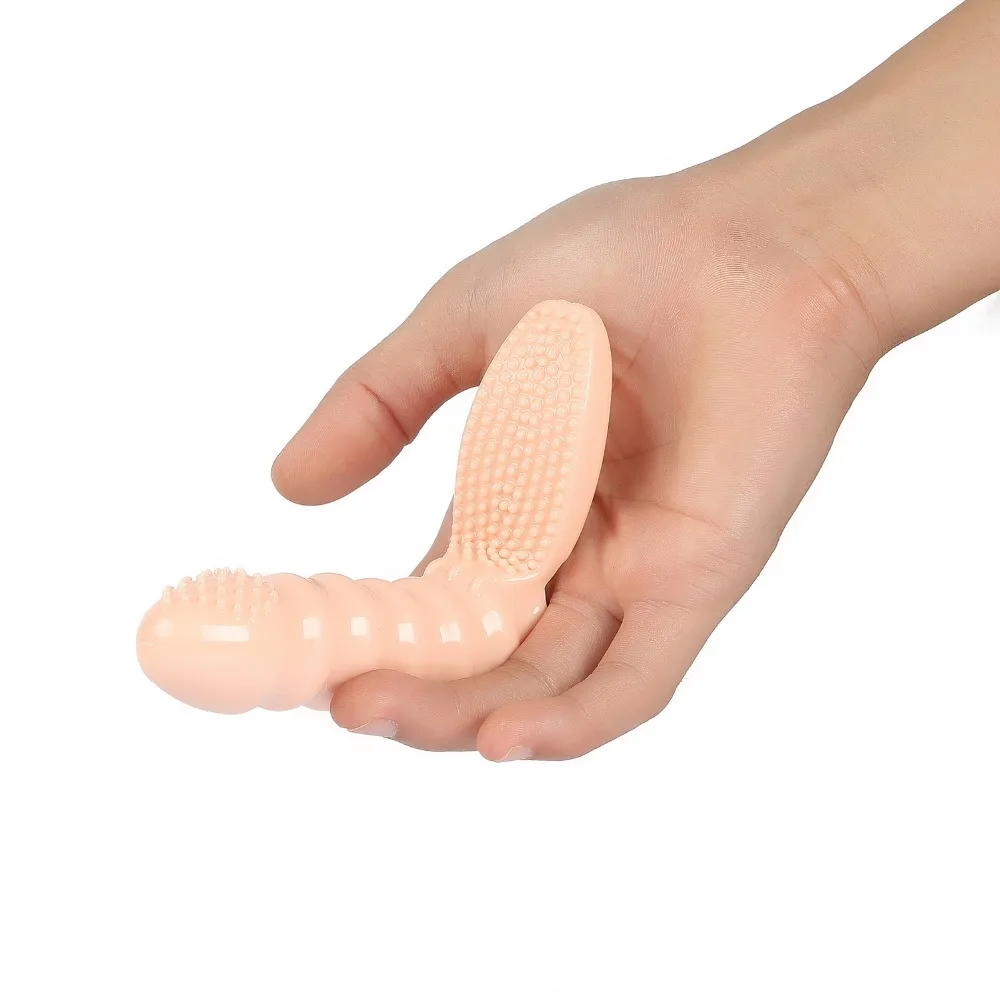 Finger Vibrating G-spot Glove Anal Massager, Nipple Clitoris Stimulation Finger Vibrator Sleeve, Adult Sex Toy For Woman Lesbian (5)