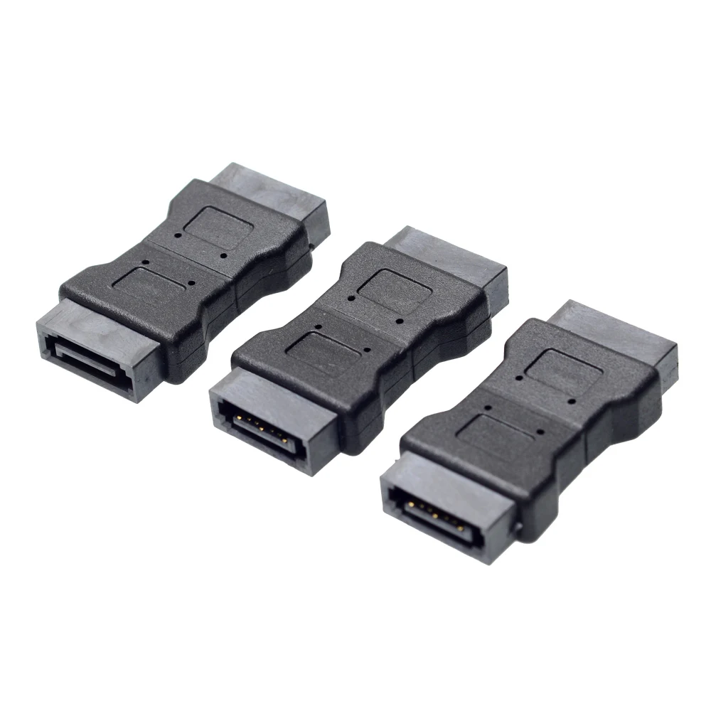 7P SATA 3.0 data male to male Port adapter straight angle 7 PIN Serial ATA III 6Gb/s Jack Connector Coupler sata to usb cable sata to usb adapter cable sata to usb adapter