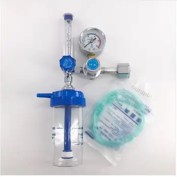 

Oxygen inhaler oxygen supply Medical oxygen meter pressure relief valve humidification bottle pressure Safe and durable