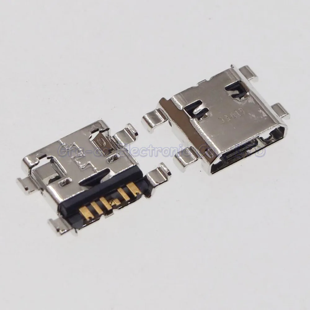5 шт. Оригинальный Новый 6 контактный разъем Micro USB зарядный порт для samsung I8160 I8190