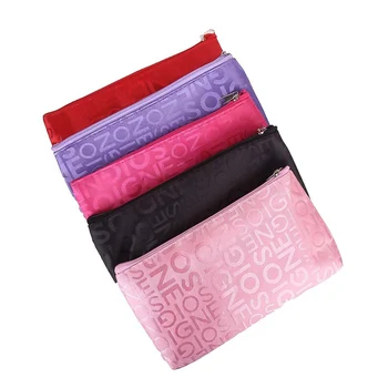 

Women Travel Letter Cosmetic Bag Casual Makeup Case Zipper Make Up Bags Organizer Storage Pouch Toiletry Kit Wash Beauty Bags