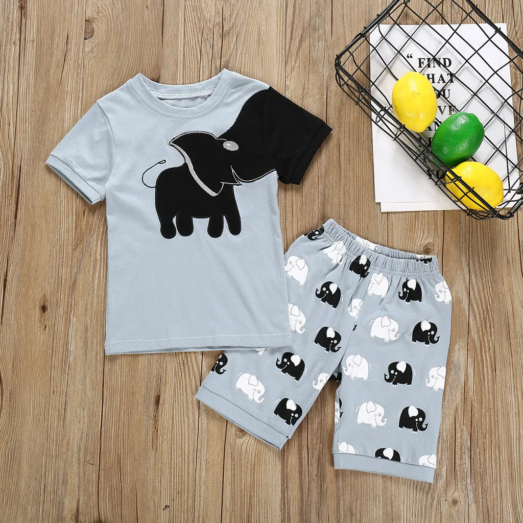 

Boys Clothes Pajamas Cartoon Printed Tops Shorts Pants Kids Tracksuit Sports Suits For Child Boy Clothing 1 2 3 4 5 6 7 Years