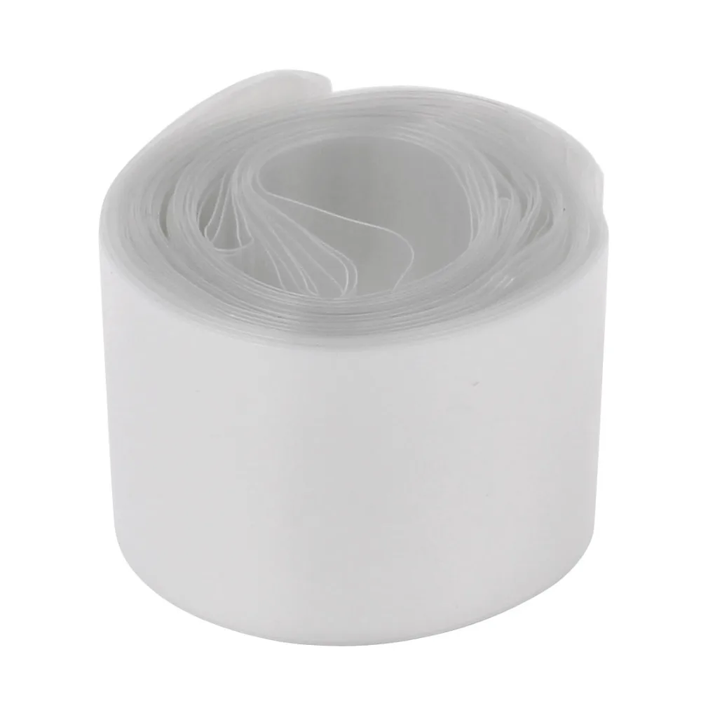 

uxcell 30mm Width 6M Length PVC Heat Shrink Tube Tubing Clear for 1 x 18650 Battery Insulation casing Heat shrink Hot Sale1PCS