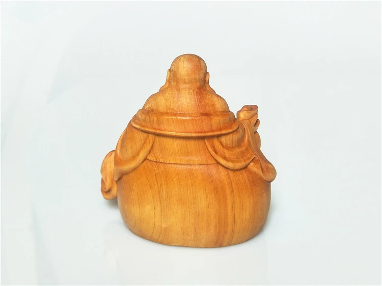 Maitreya Buda, adorno, estatua, tallados de madera artesanías, budista, estatuilla, feliz deseo de hacer regalos de negocios con dinero. Maitreya Buda, adorno, estatua, tallados de madera artesanías, budista, estatuilla, feliz deseo de hacer regalos de negocios con dinero.