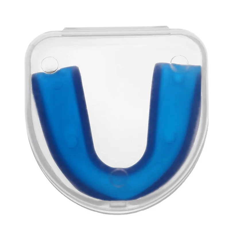 Deporte protector de boca nueva Shock deportes protector bucal boca guardias los dientes proteger para el boxeo de baloncesto de Rugby de boxeo Karate #3d26