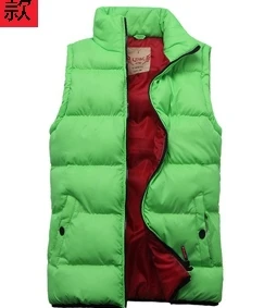 Осенне-зимний жилет для влюбленных женщин и мужчин, хлопковые ватные жилеты, куртки,, A936 - Цвет: women Neon Green
