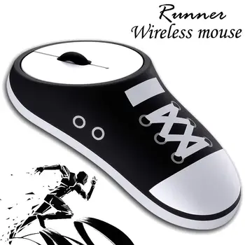 

Shoes Shaped Wireless Mouse Portable Mobile Optical Mouse With USB Receiver 2.4GHz Game Ergonomic Mouse D29