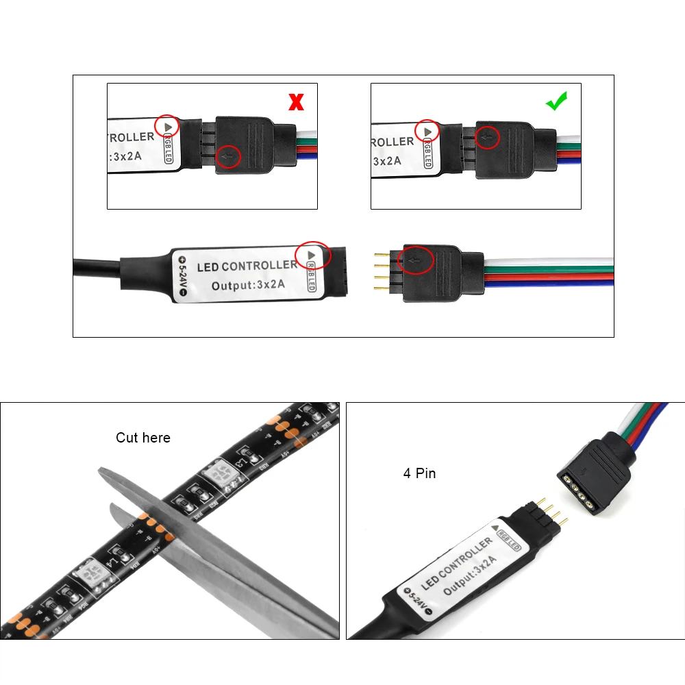 5 В USB мощный светодиодный светильник 1 м 2 м 3 м 4 м 5 м RGB светодиодная подсветка под шкаф HD ТВ Настольный ПК задний светильник задний фон светодиодный диодный светильник ing