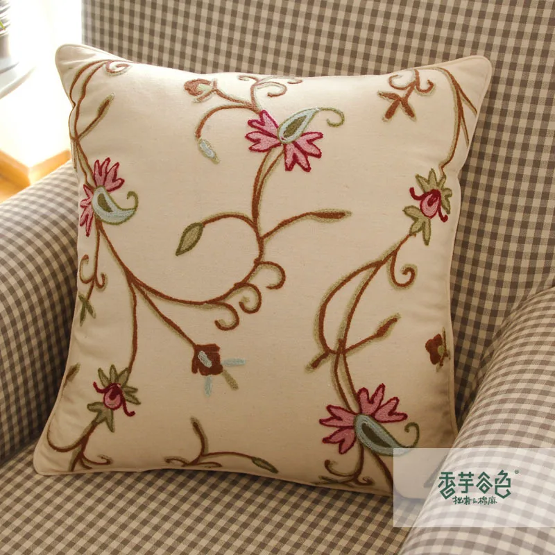 Nordic style Handmade Cushion Covers Embroidered Cushion Cover