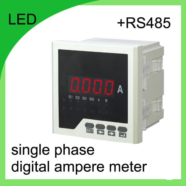 Single phase digital ampere meter LED current meter 96*96 ammeter