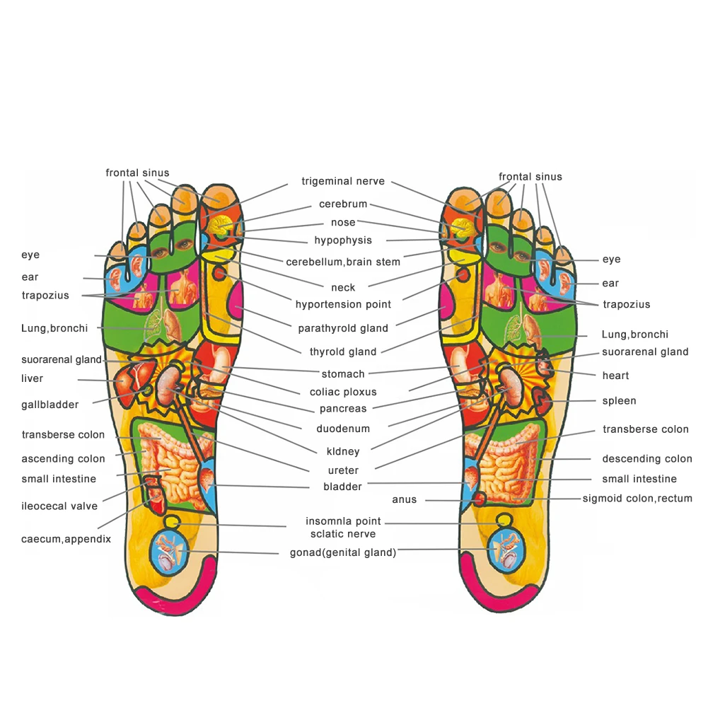 2 шт./пара массажера для ног с подогревом для похудения стельки магнитный массажер для терапии ног колодки утягивающая ножку обувь боль иглоукалывание стельки для обуви коврик