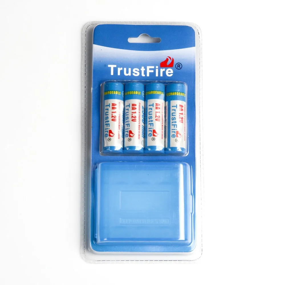 TrustFire 1.2V 2700mAh AA Ni-MH Battery Rechargeable Batteries with Low Self-discharge + Portable Battery Box,5PACK/LOT TrustFire 1.2V 2700mAh AA Ni-MH Battery Rechargeable Batteries with Low Self-discharge + Portable Battery Box,5PACK/LOT