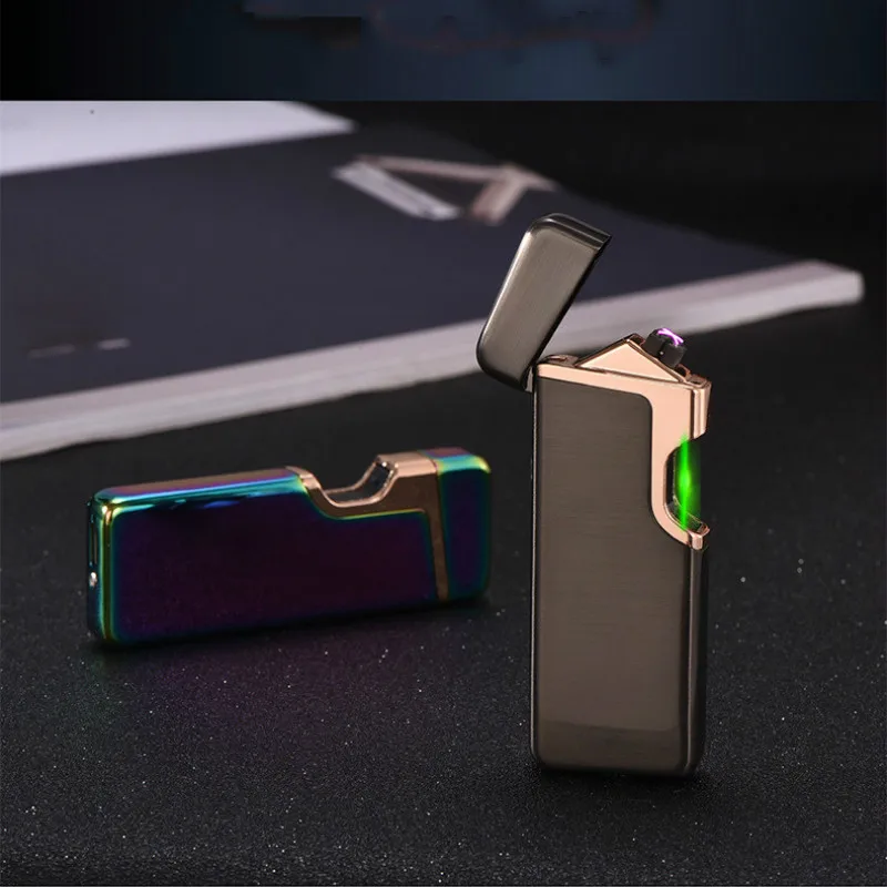 Быстрая Зеленая лазерная зажигалка с зажиганием USB плазменная двойной дугой для