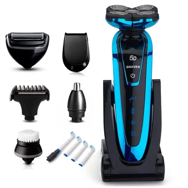 7in1 Men's Shaver wet dry Electric Shaver for men face beard electric