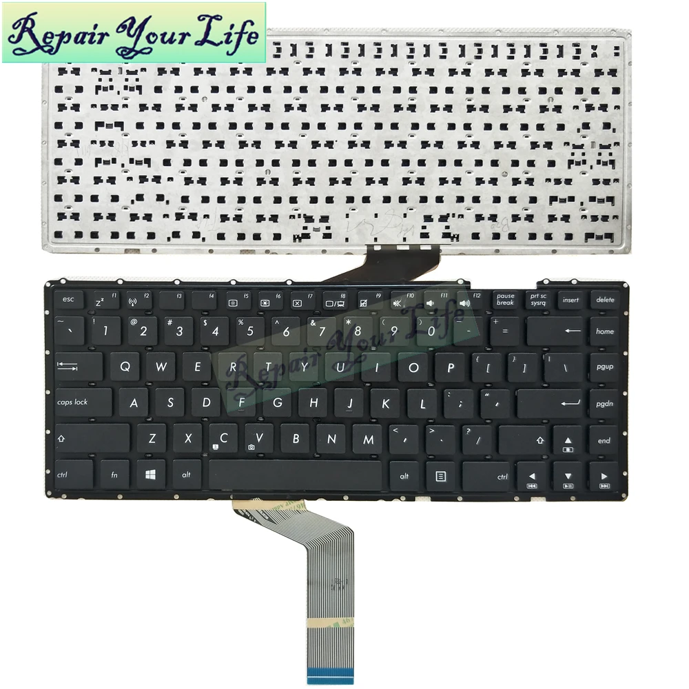 P452 PX452 английская клавиатура для ноутбука Asus P452 P452A P452L P452LJ P452S PX452 PX452L черная клавиатура с раскладкой стандарта США MP-13K83UA-4427